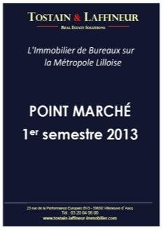 Bureaux Lille : Bilan du 1er semetre 2013