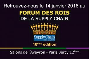 Entrepôt Lille : Tostain et Laffineur participe au Forum des Rois de la Supply Chain 2016