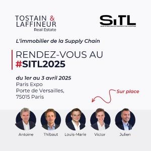 Immobilier logistique dans le Nord-Pas-de-Calais : Rencontrez-nous au SITL 2025 !