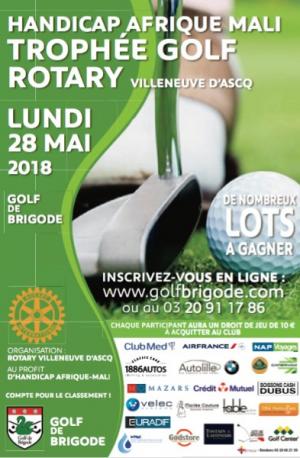 Tostain & Laffineur soutient le Trophée de Golf Rotary - Golf de Brigode Villeneuve d'Ascq