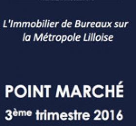 Etude de marché Bureaux Lille - 3eme trimestre 2016