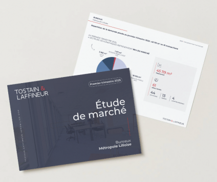 Étude du marché Bureaux au premier trimestre 2025 - Métropole Lilloise
