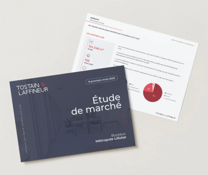 Étude du marché Bureaux aux 9 premiers mois 2025 - Métropole Lilloise