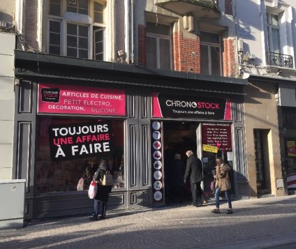 Magasin éphémère rue de Béthune : Chronostock passera les fêtes à Lille