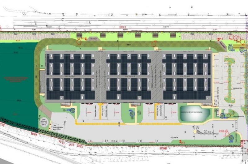 Entrepôt à construire à louer / à vendre - 9 876 m2 divisible - Rocade Nord Ouest