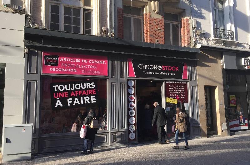 Magasin éphémère rue de Béthune : Chronostock passera les fêtes à Lille