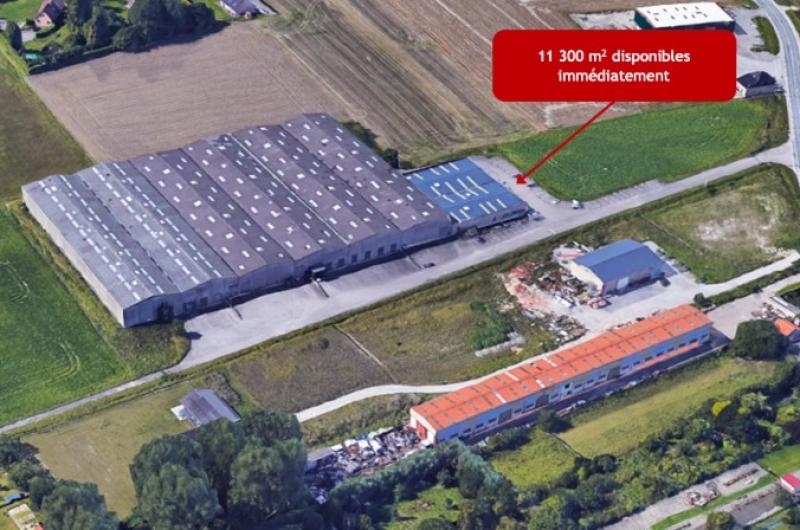 Entrepôt à louer d'une surface de 11 300 m² - Secteur Dunkerque 